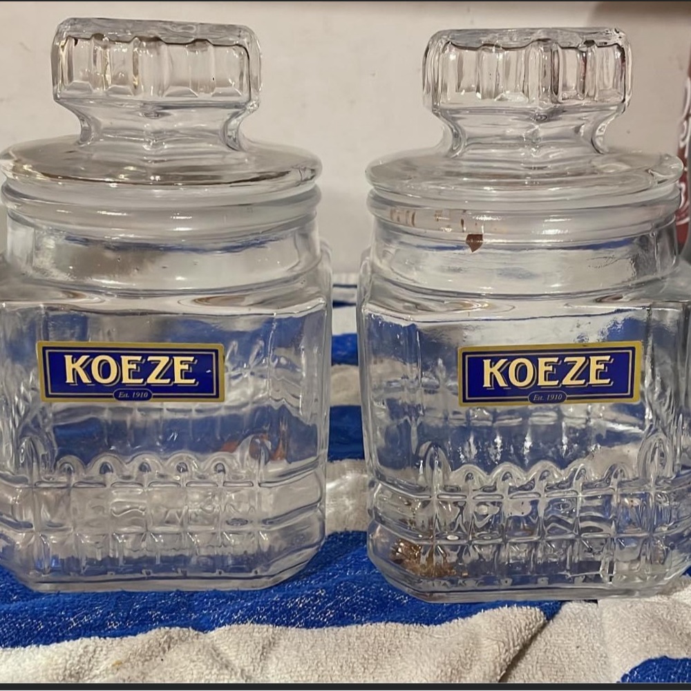 Koeze 7 1/2” apothecary jars